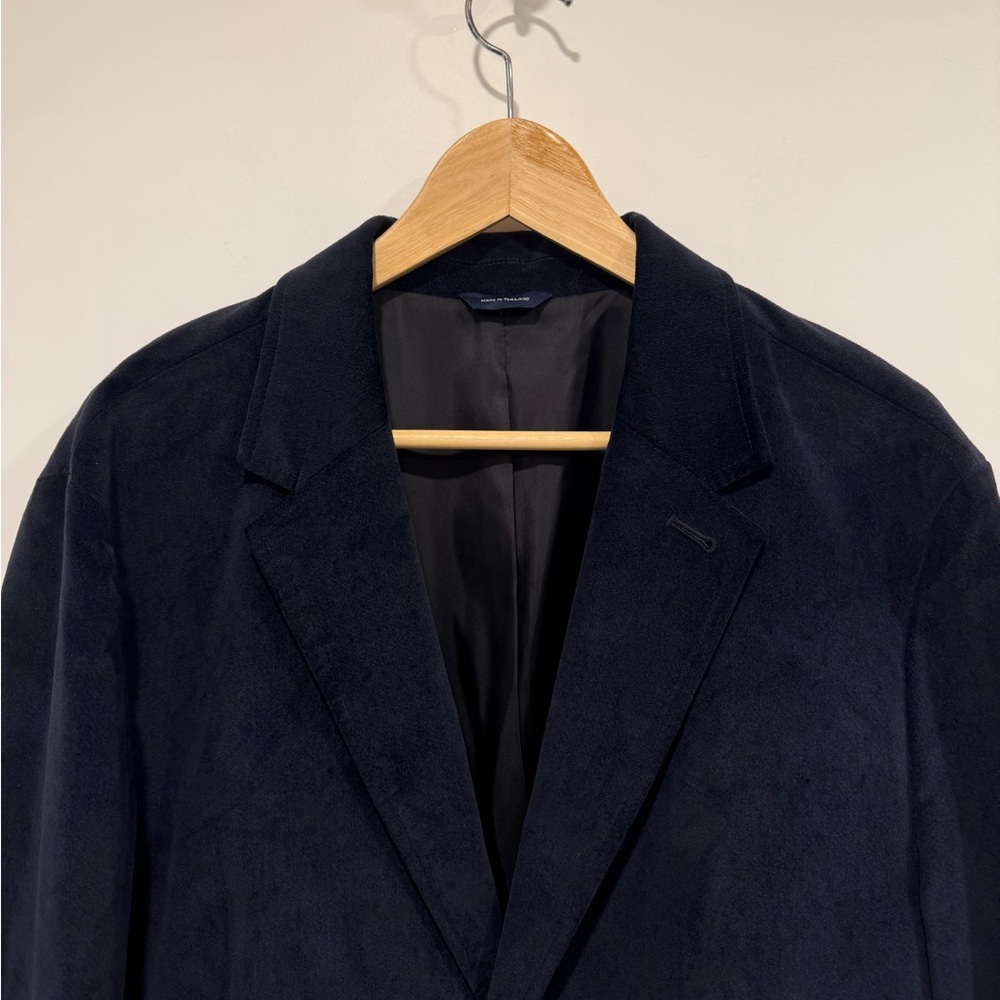 VELVET Dark Blue Men's Blazer, GAP - Picture 2 of 15